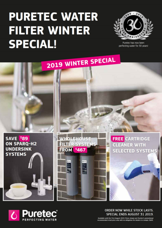 Puretec Water Filter 2019 Winter Special