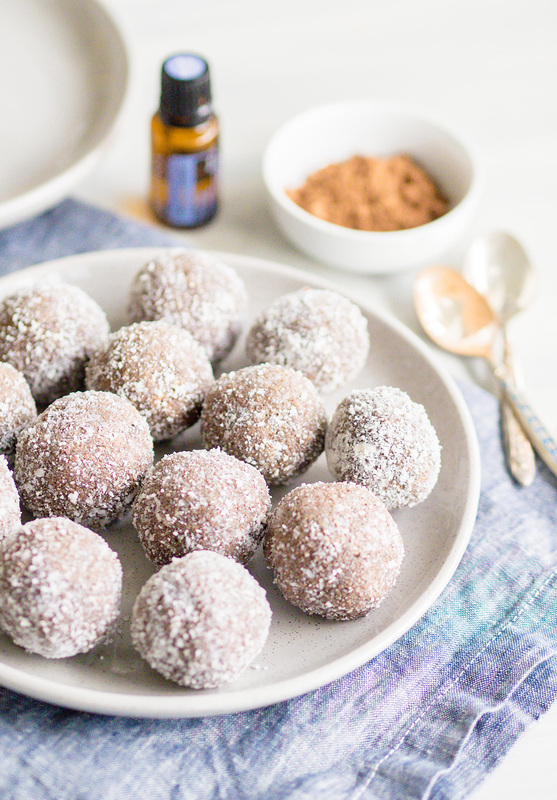 Choc Peppermint Bliss Balls