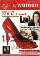 Working Women Magazine cover winter 2007