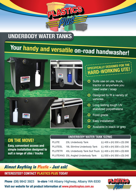 Undertray Ute Tank Plastics Plus