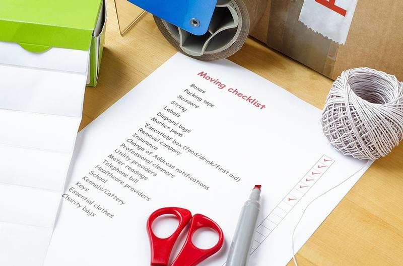 moving checklist moving checklist