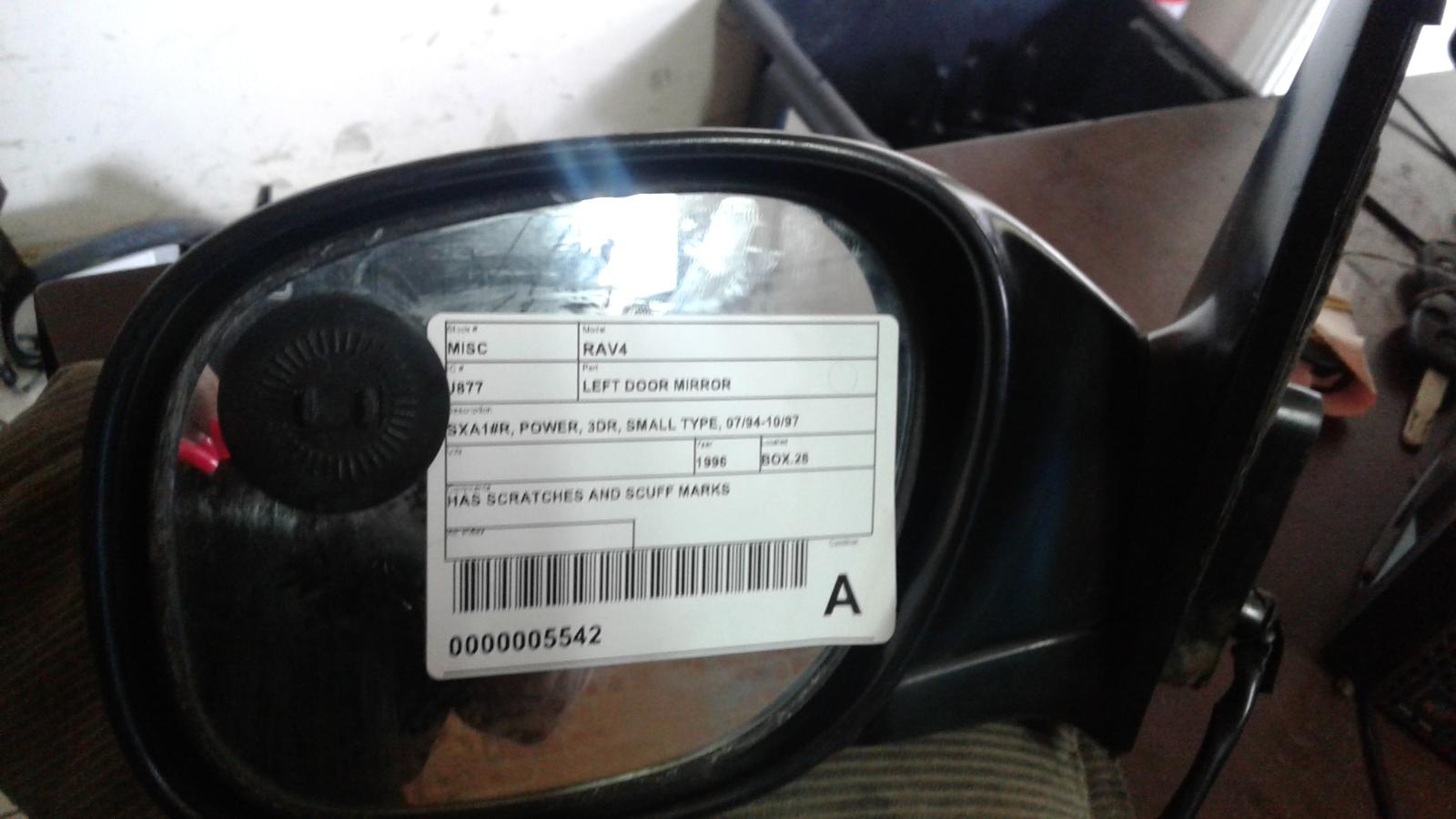 1996 Toyota Rav4 Left Door Mirror View Auto part Left Door Mirror Toyota Rav4 1996