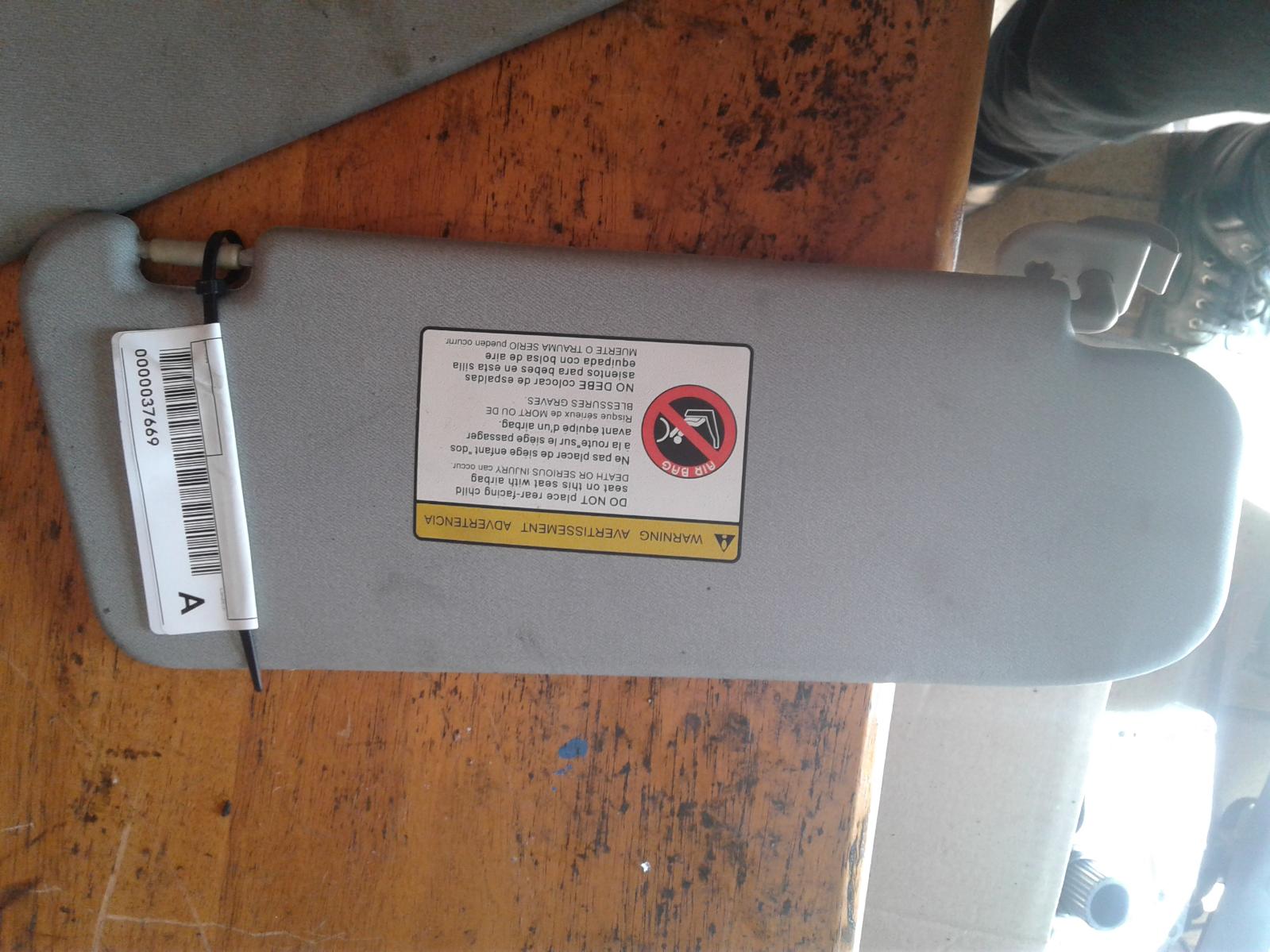 View Auto part Sunvisor Holden Barina 2007