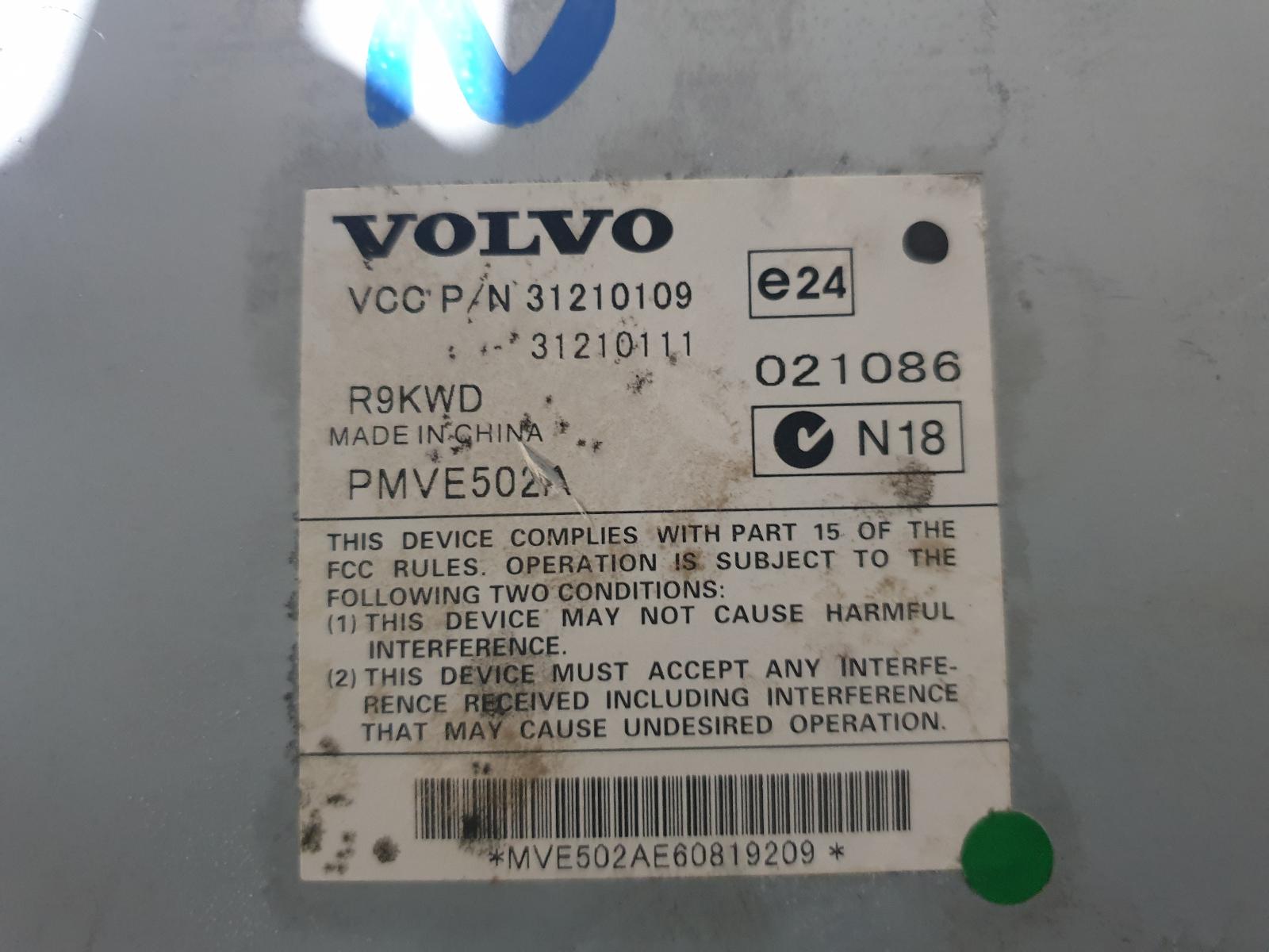 View Auto part Radio/Cd/Dvd/Sat/Tv Volvo Xc90 2006
