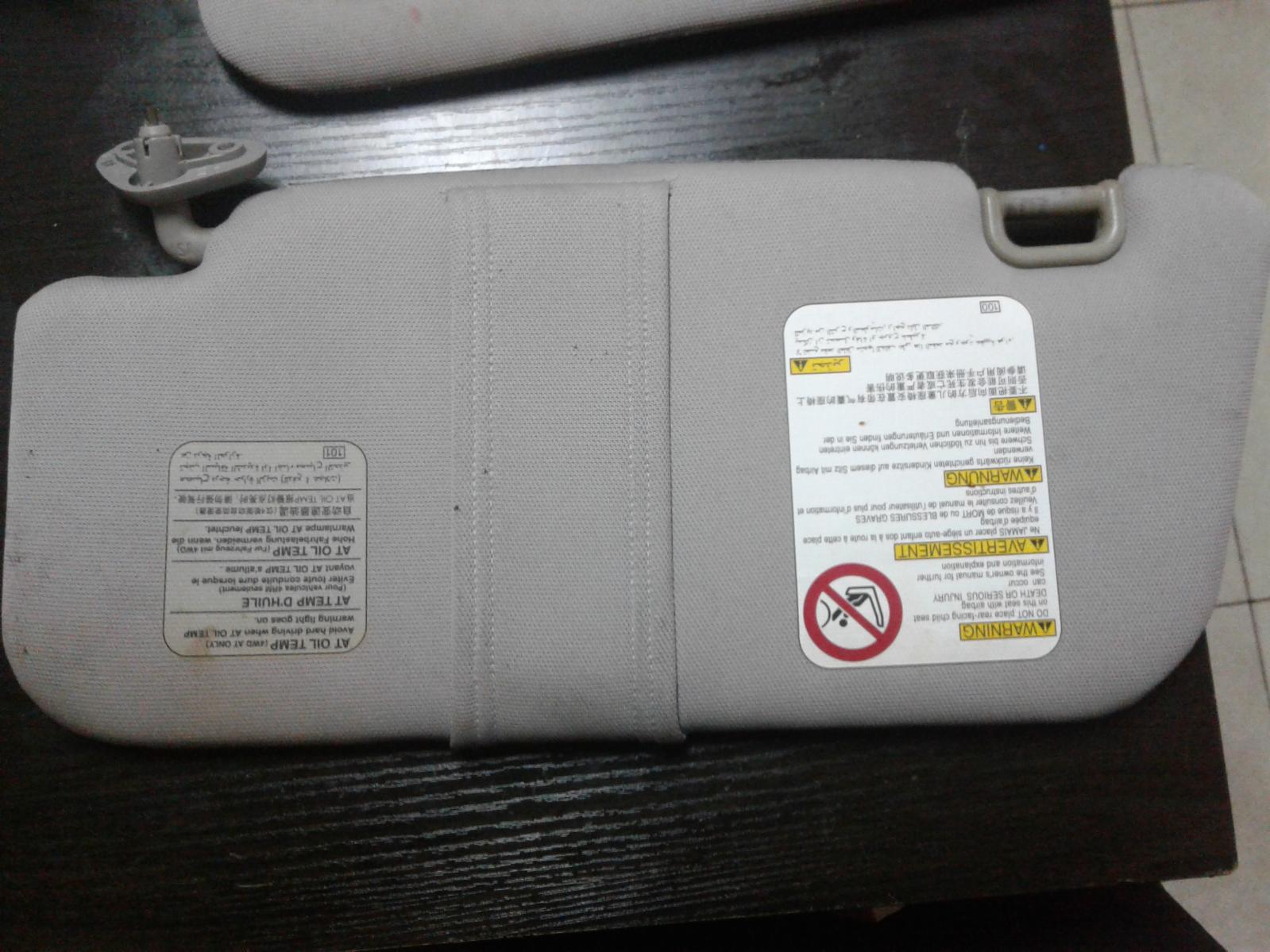 View Auto part Sunvisor Subaru Forester 2006