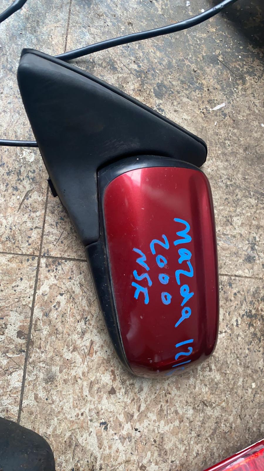 2000 Mazda 121 Left Door Mirror View Auto part Left Door Mirror Mazda 121 2000