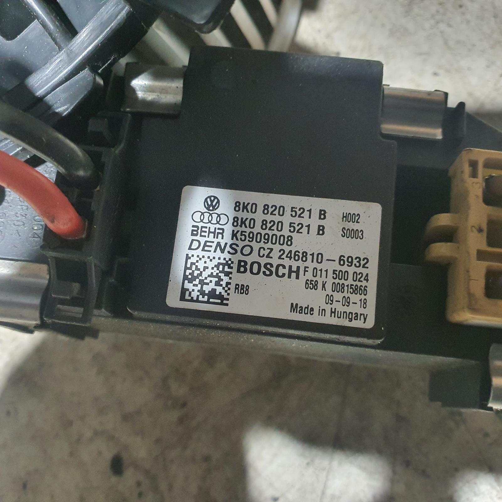 View Auto part Heater Fan Motor Audi A5 2009
