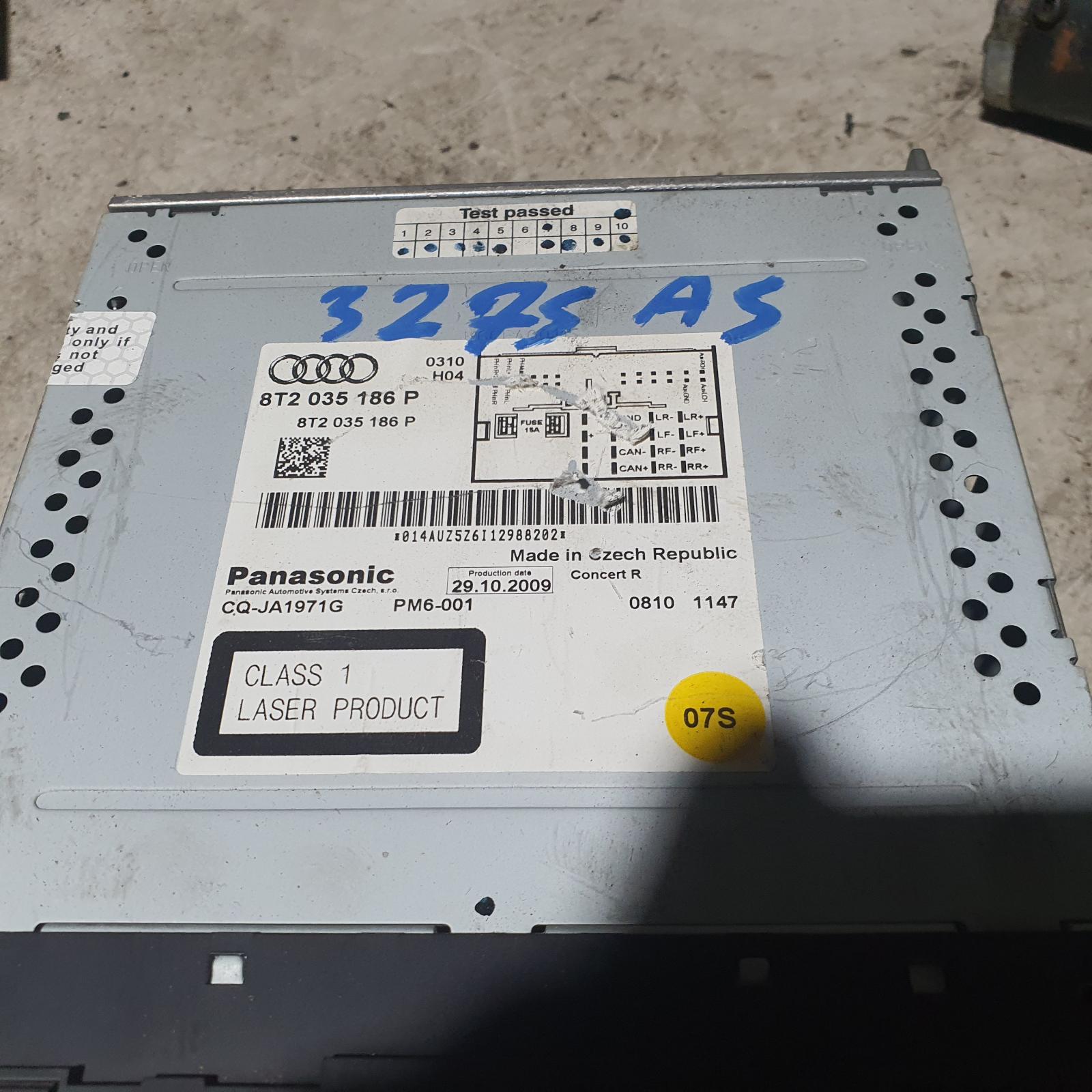 View Auto part Radio/Cd/Dvd/Sat/Tv Audi A5 2009