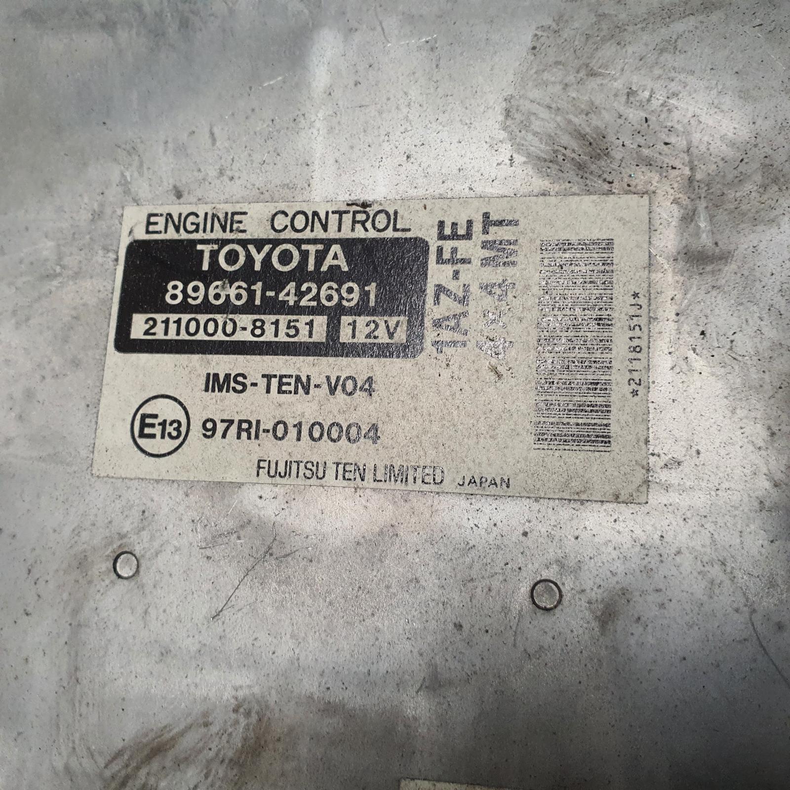 View Auto part Ecu Toyota Rav4 2002