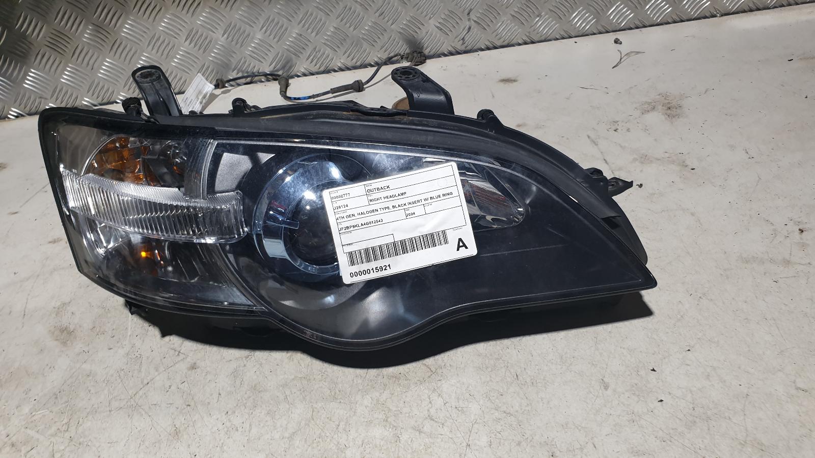 View Auto part Right Headlamp Subaru Outback 2004