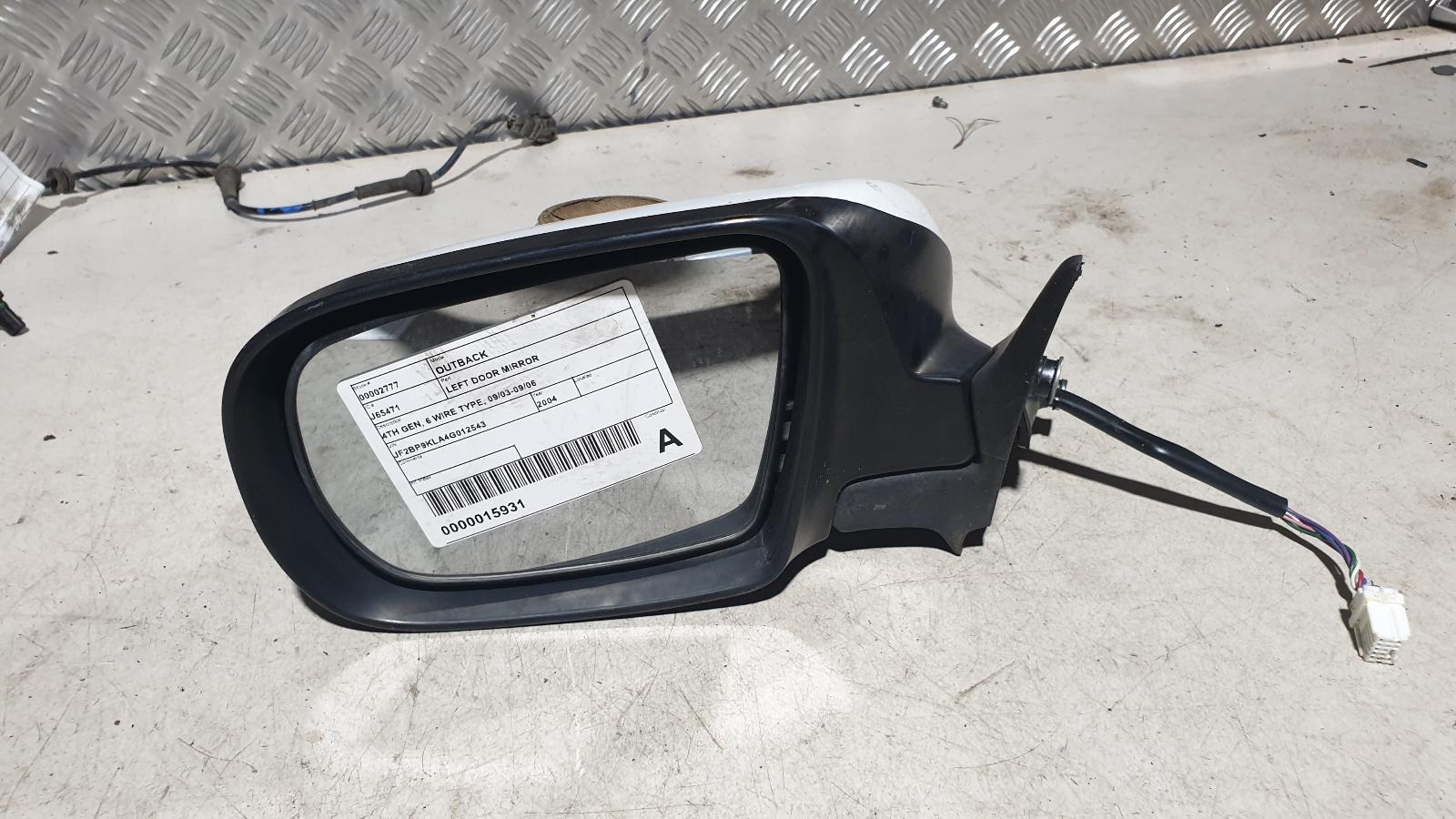 View Auto part Left Door Mirror Subaru Outback 2004