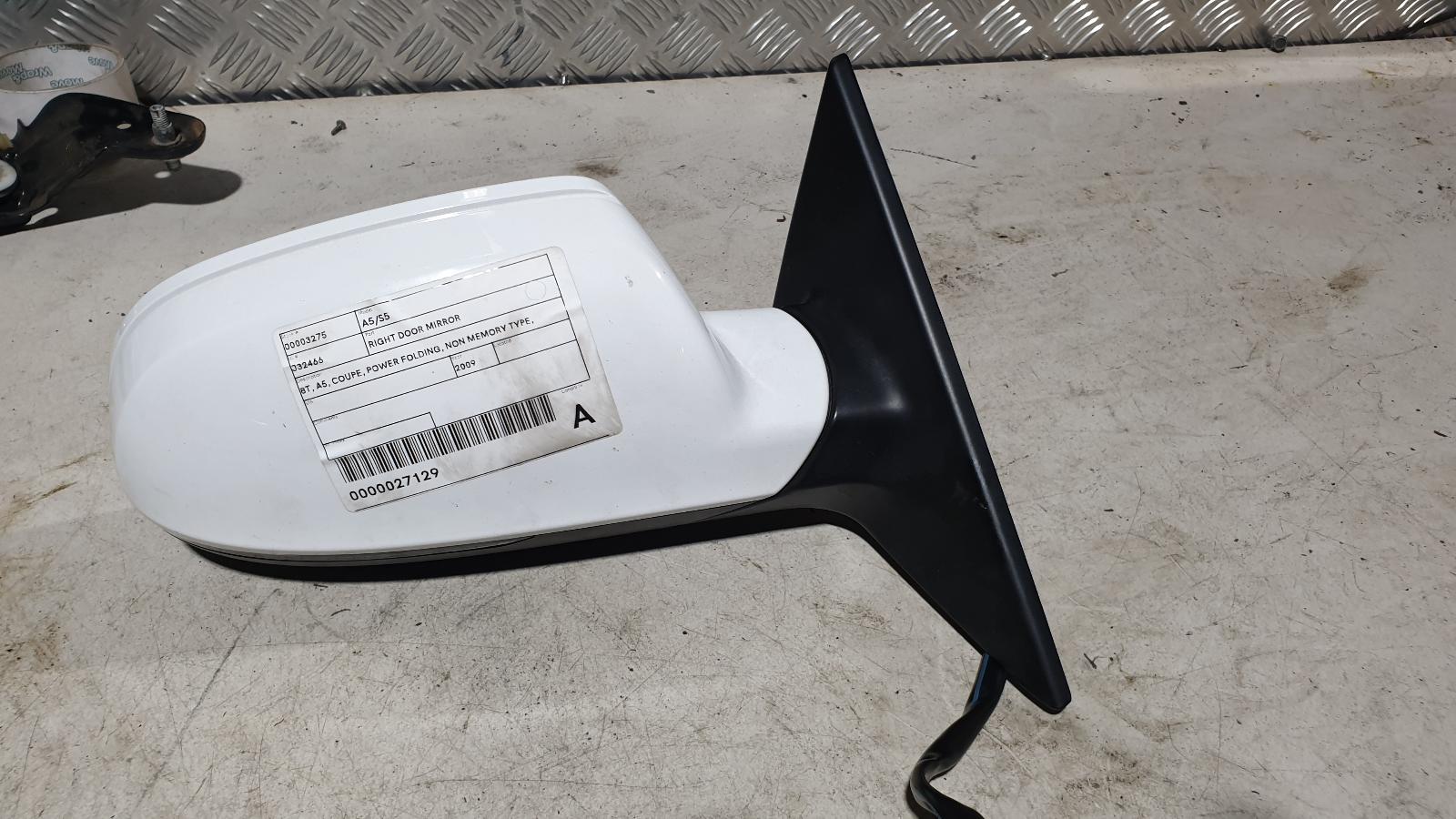 View Auto part Right Door Mirror Audi A5 2009