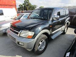 View Auto part Left Rear Side Glass Mitsubishi Pajero 2001