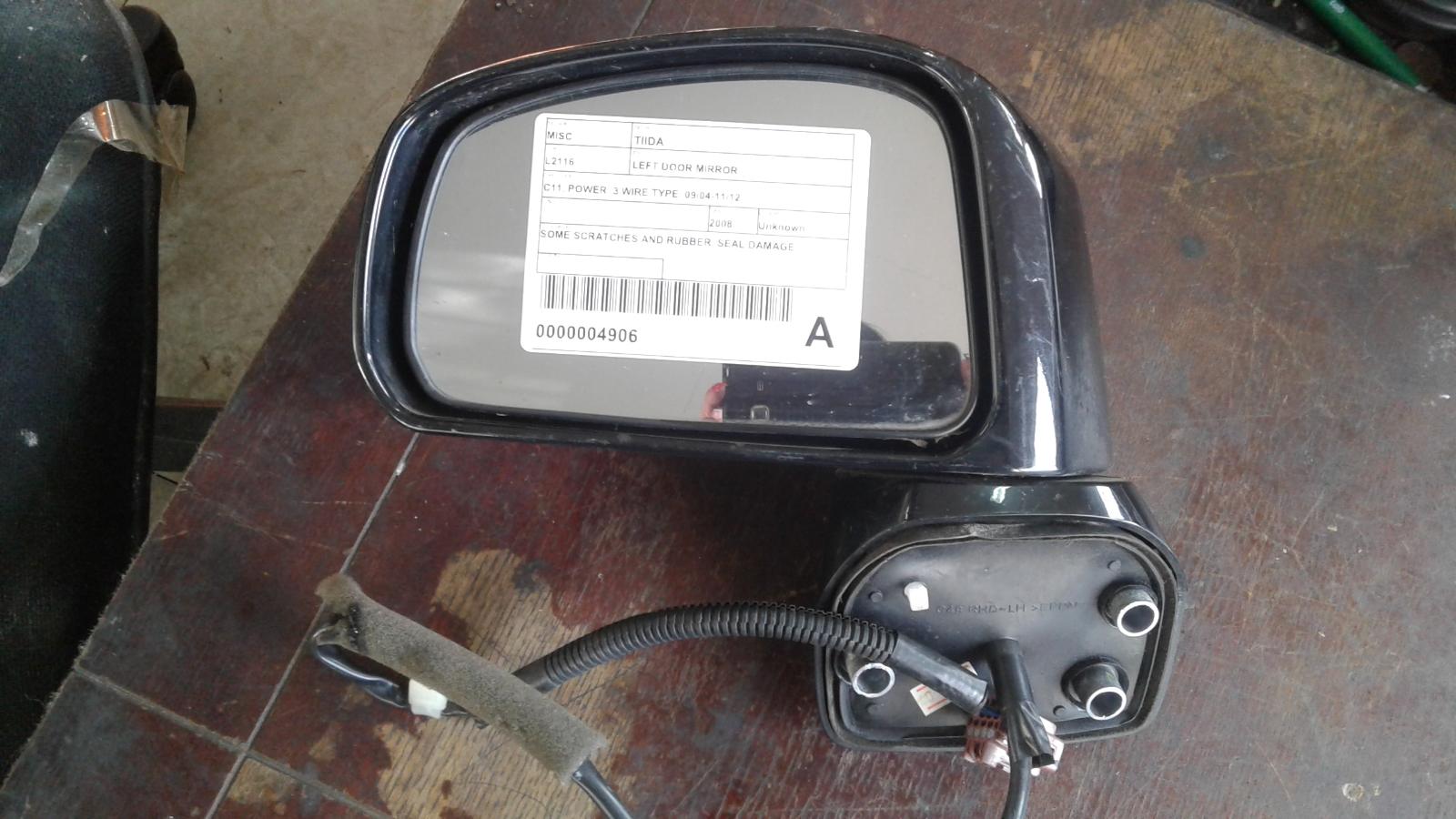 View Auto part Left Door Mirror Nissan Tiida 2008