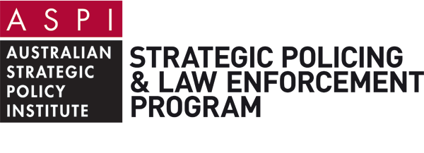 Strategic Policing Program White logo