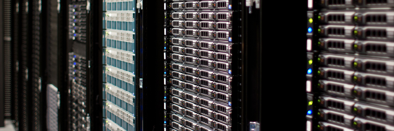 Image: Wikimedia 'Servers at Ashburn datacentre'