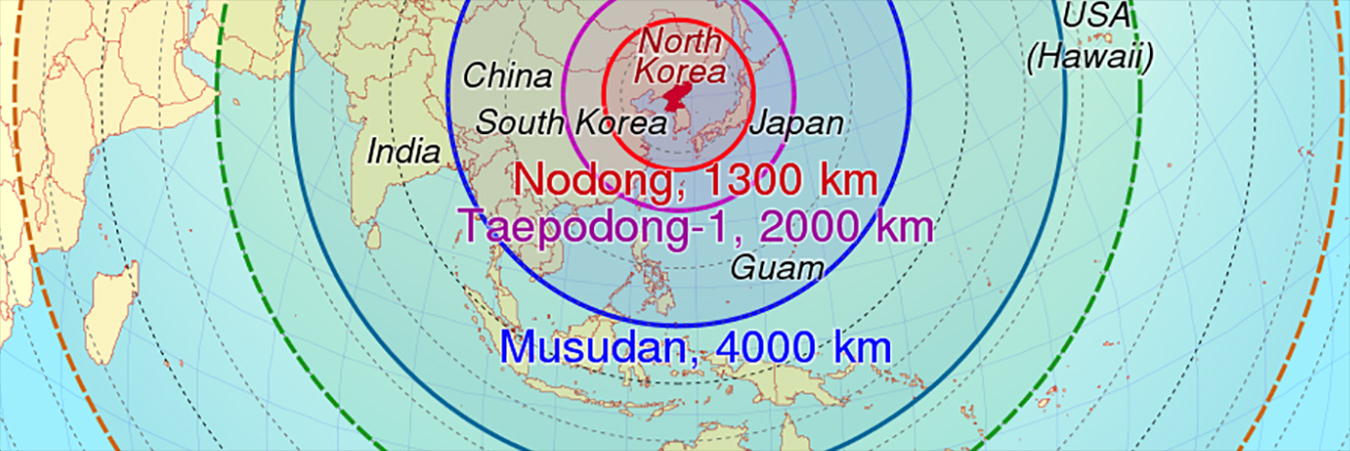 North Korea missile range