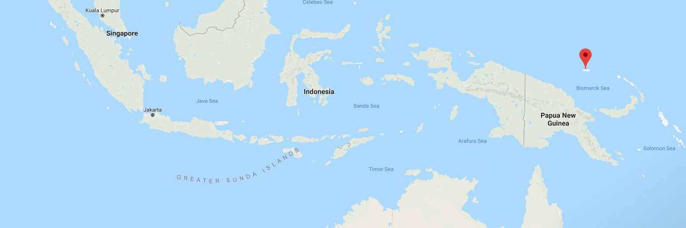 Manus Island map