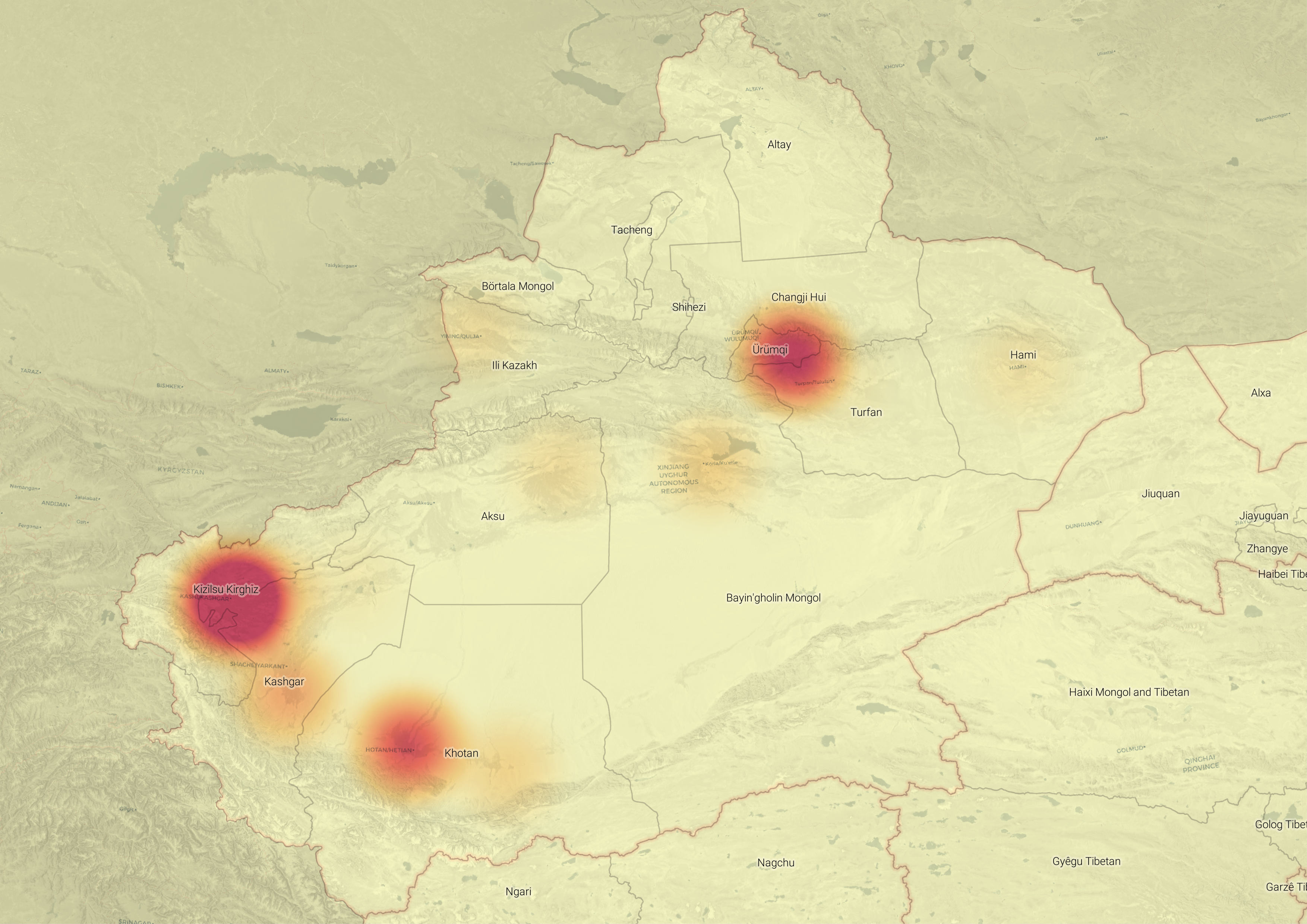 30+ Xinjiang maps google release