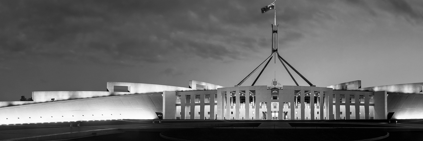 Parliament House - greyscale