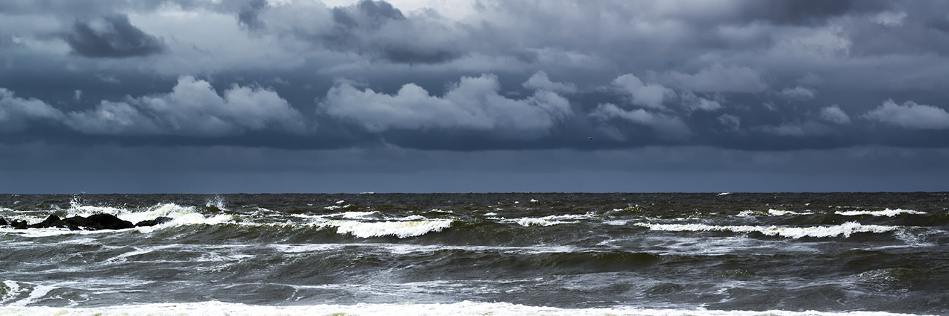 Beach, Ocean, Storm
