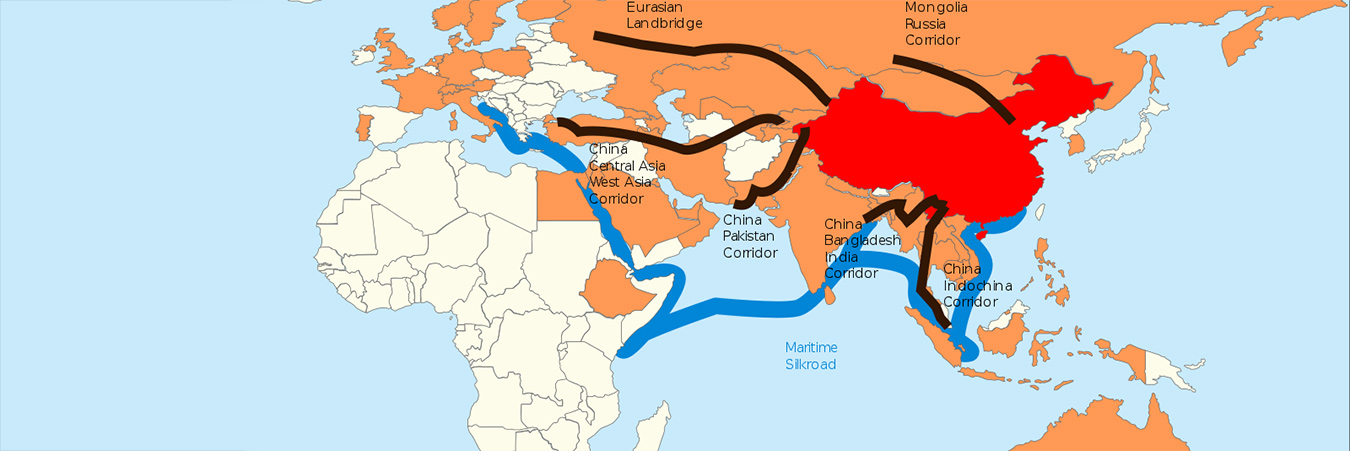 Belt and Road map