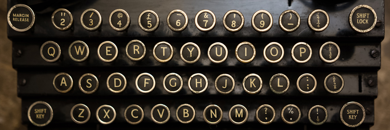 Typewriter keyboard