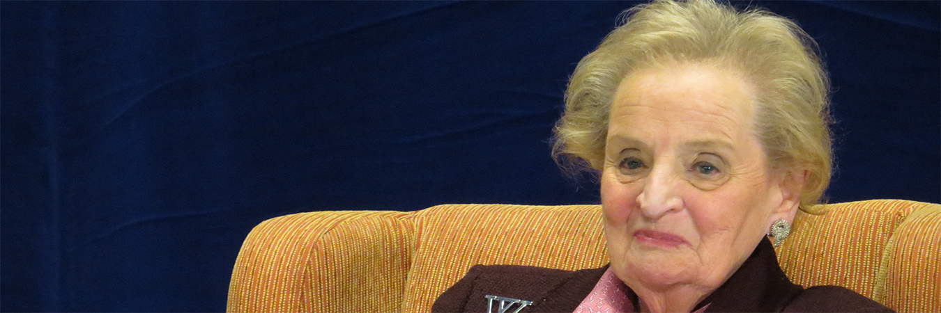 Madeline Albright - banner
