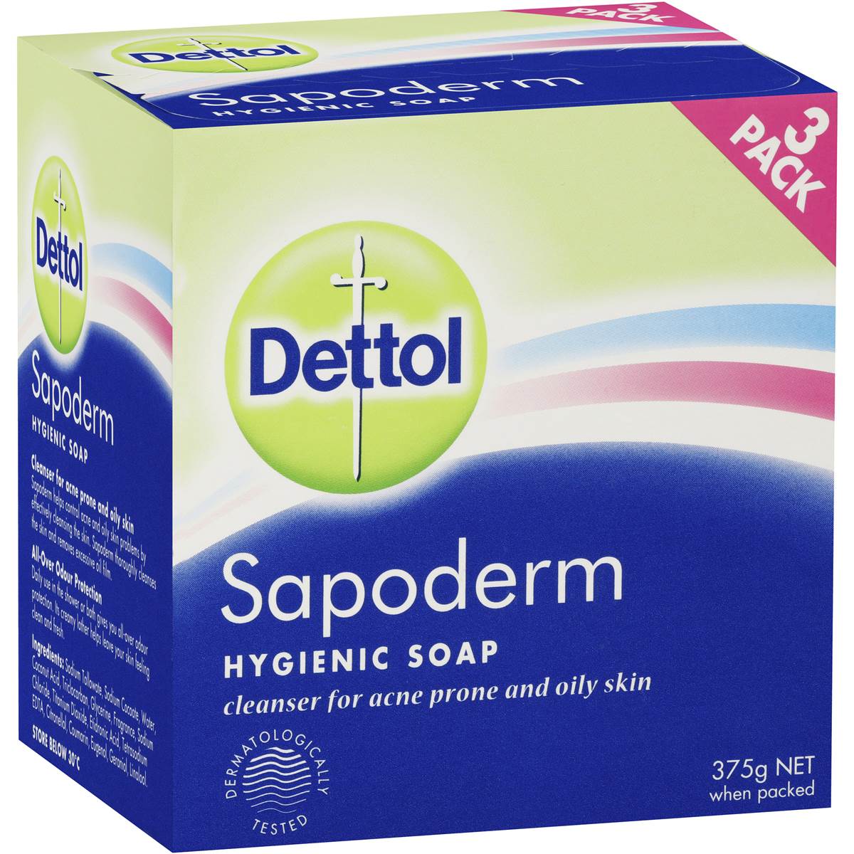 DETTOL SAPODERM HYGIENIC SOAP Adore Pharmacy
