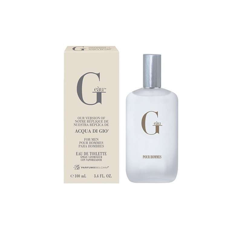 Belcam Geau Pour Hommes Acqua Di Gio Mens Eau de Toilette 100mL Adore