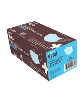 Soodox Vytal Disposable Face Mask 50pk Adore Pharmacy