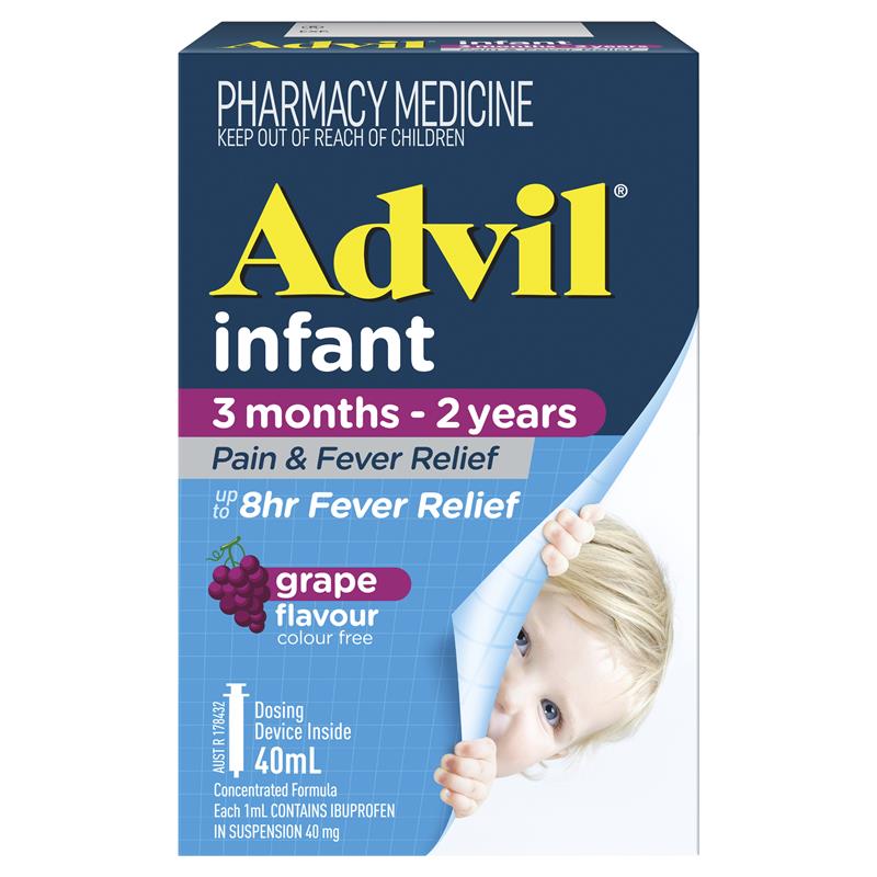 ADVIL PAIN & FEVER RELIEF INFANT 3 MONTHS 2 YEARS Adore Pharmacy