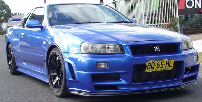 jsai aero nismo z tune style front bar nissan skyline r34 gtt