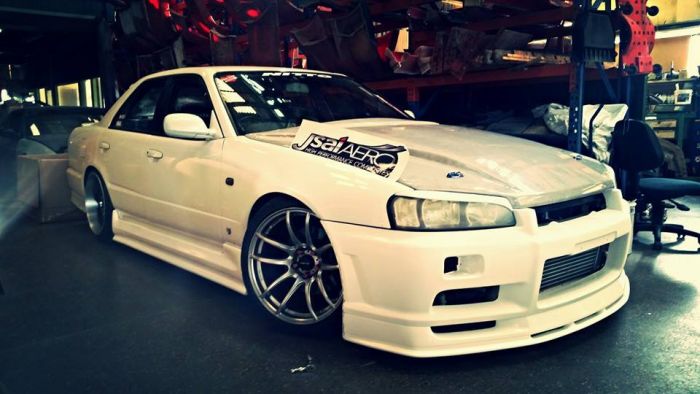 JSAI Aero R-Style Full Kit - Nissan Skyline R34 (4 Door) JSAI Aero R-Style Full Kit - Nissan Skyline R34 (4 Door)