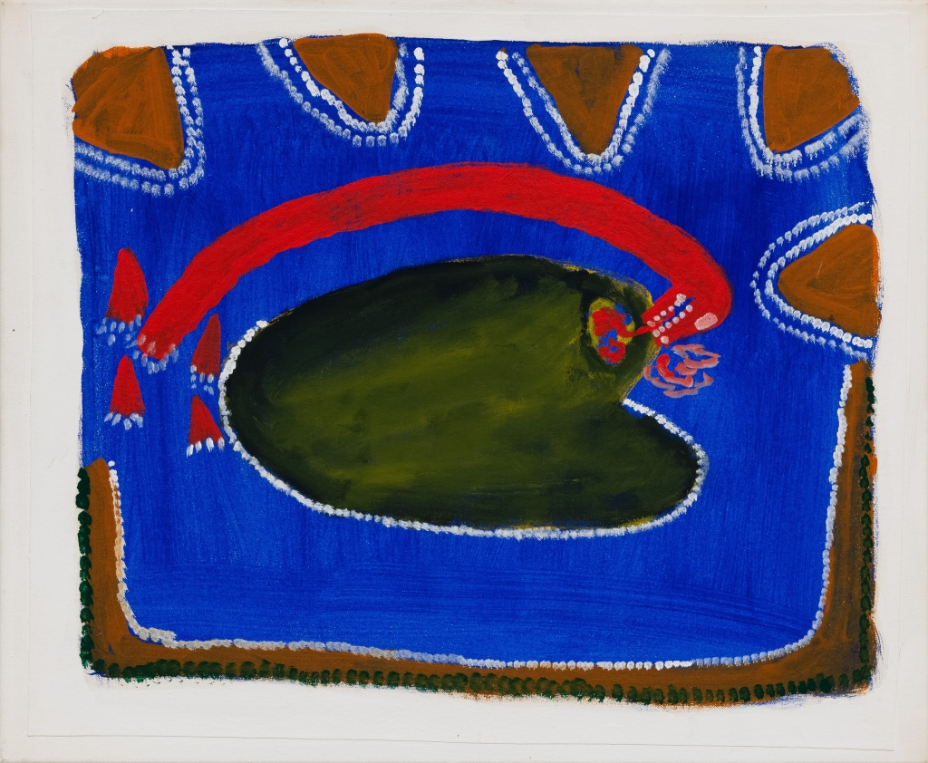 Angry Bulukbun - Ginger Riley Munduwalawala (c.1936-2002) | Alcaston ...