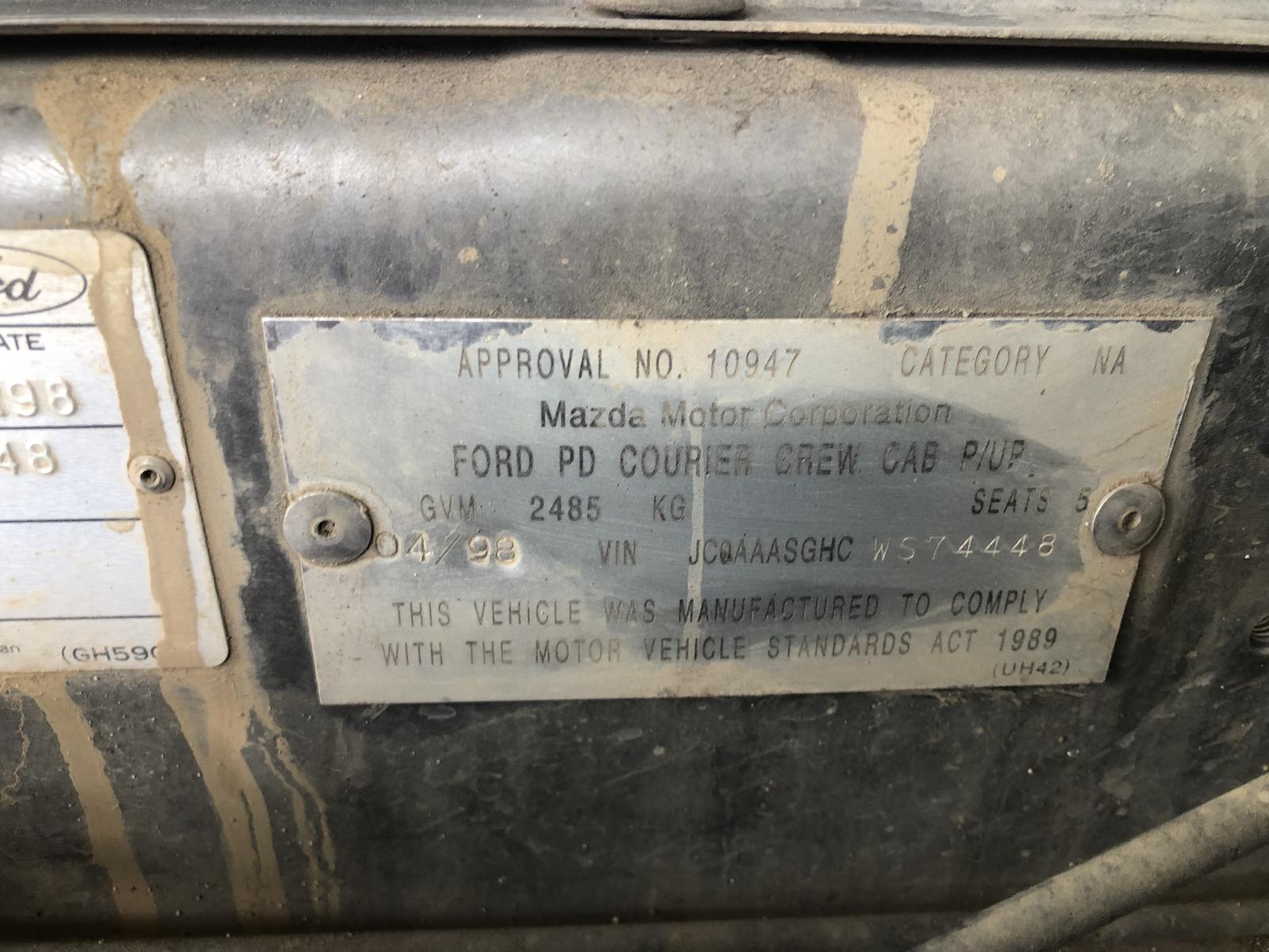 View Auto part Left Door Mirror Ford Courier 1998