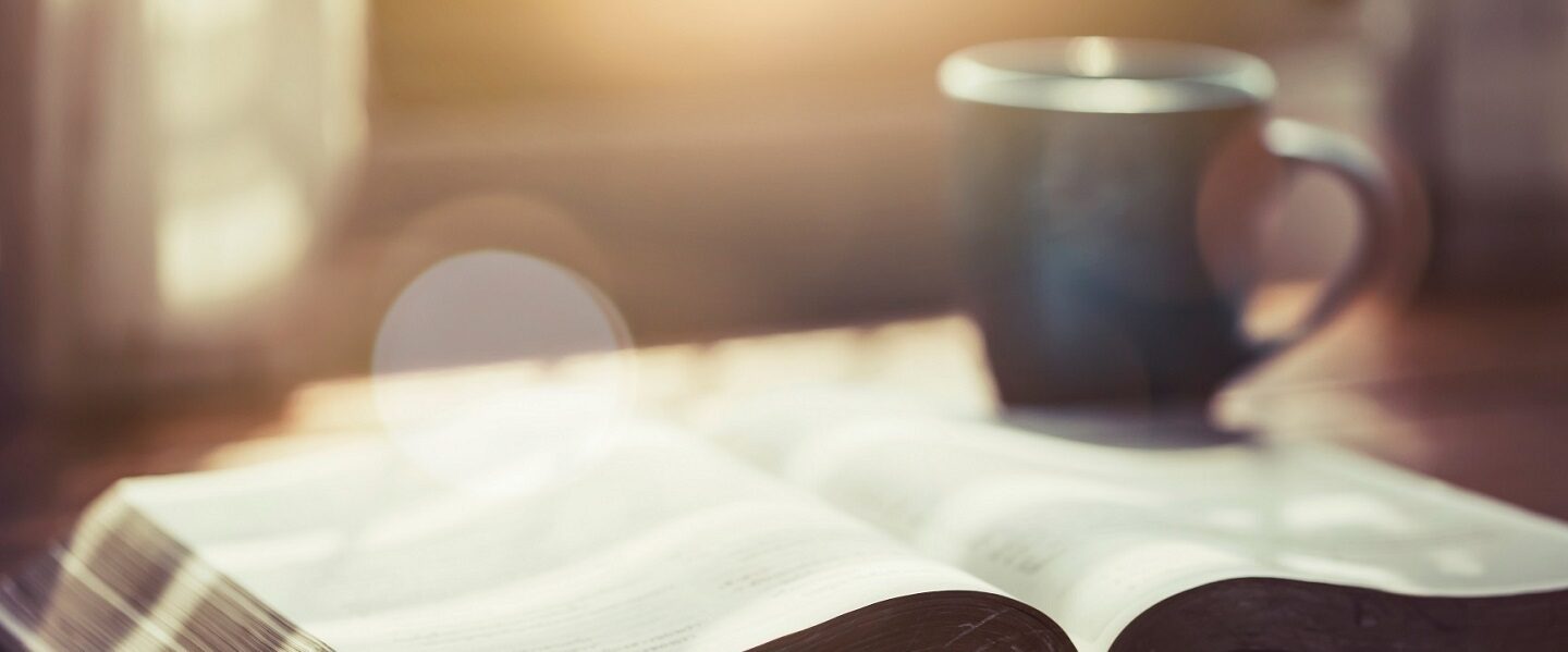 Bible cup coffee hero