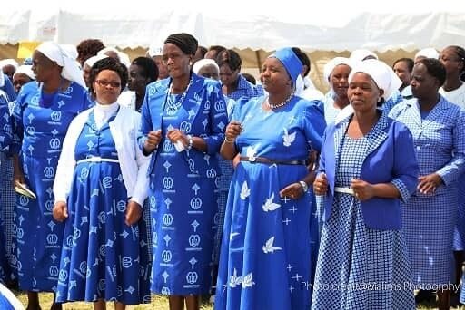 Eldoret ladies in blue