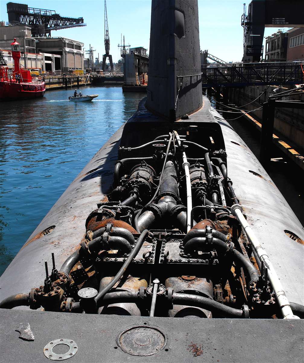 With casings removed the exhaust is revealed