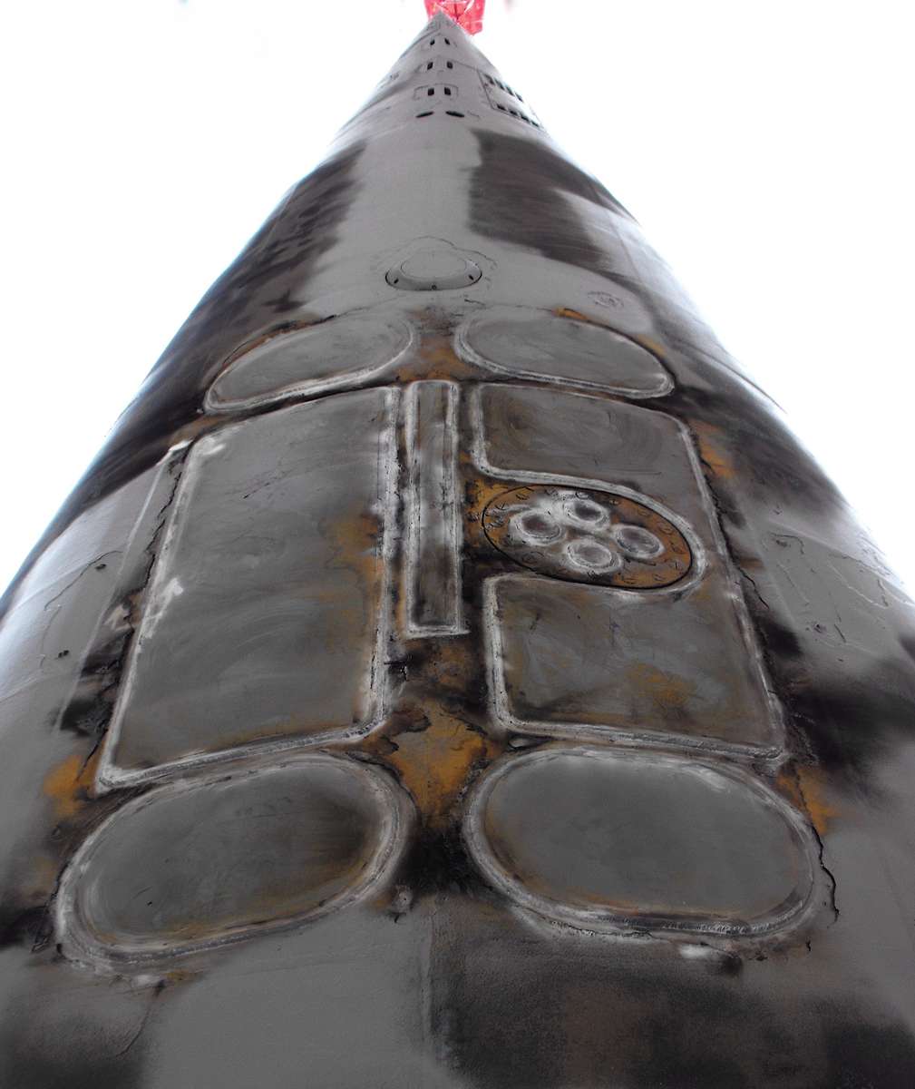 No1 water ballast tank, free flood holes sealed