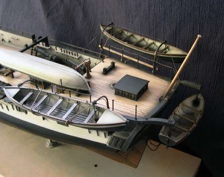 Close up of the small boats