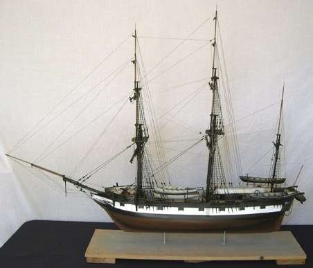 Side view of the model