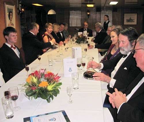 HMAS Vampire wardroom dinner