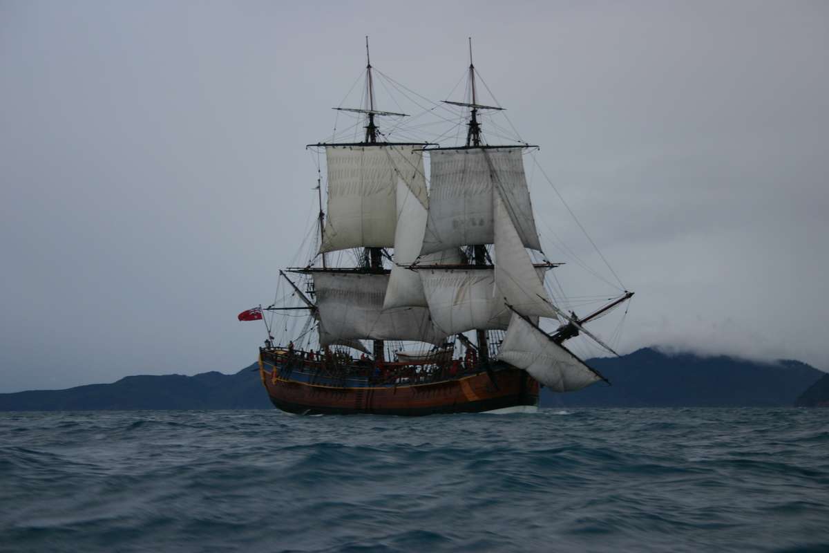 Endeavour sailing