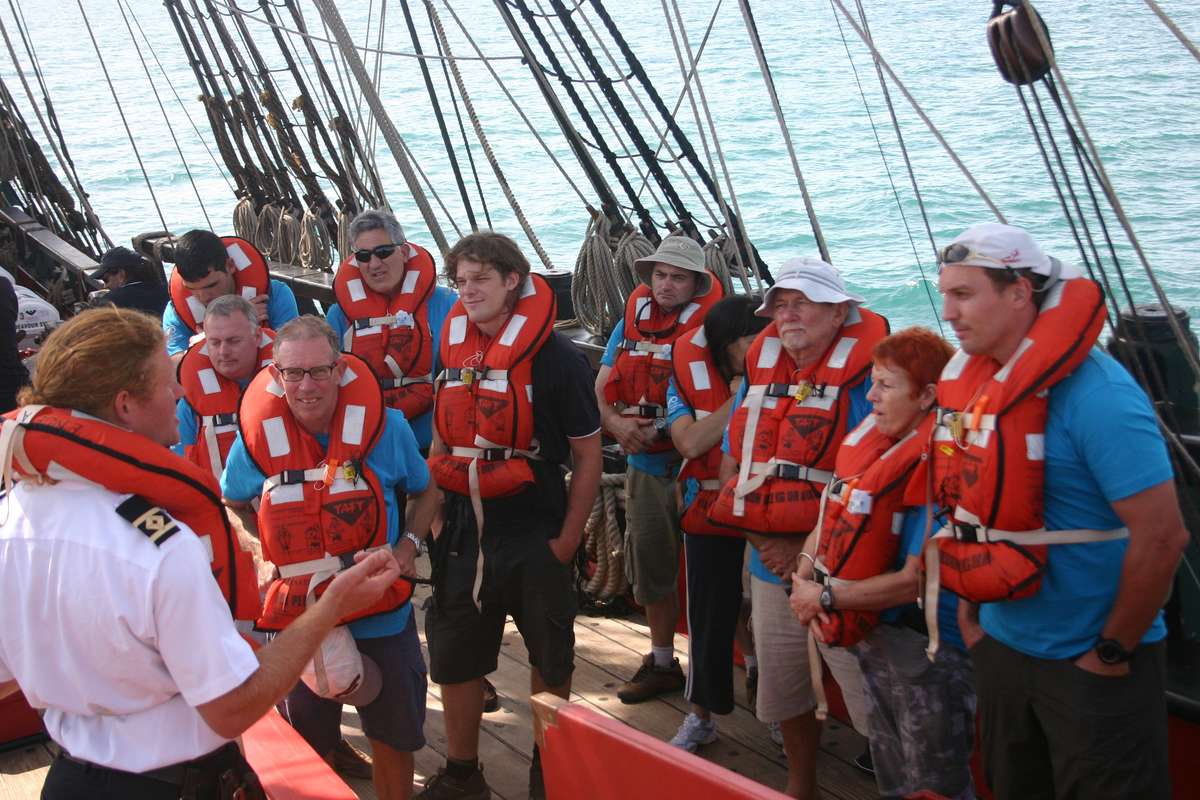 Lifejacket demostration