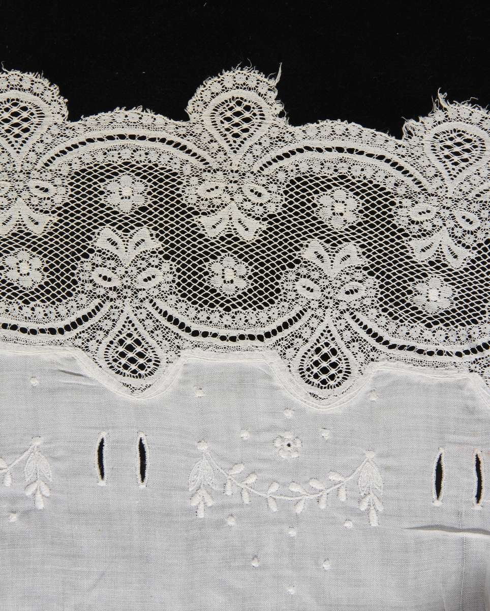 Close-up of lace detail