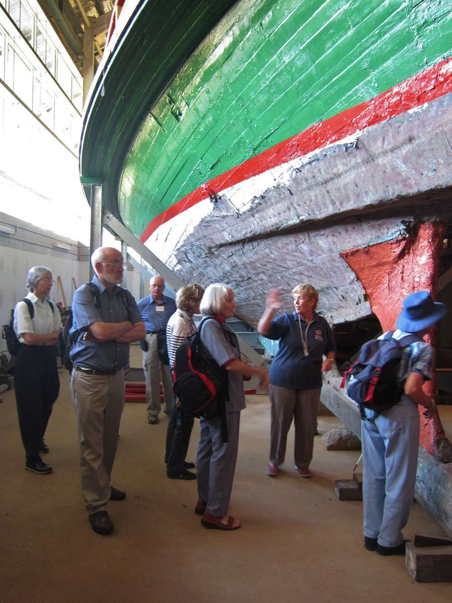 Lady Denman Ferry- view from below