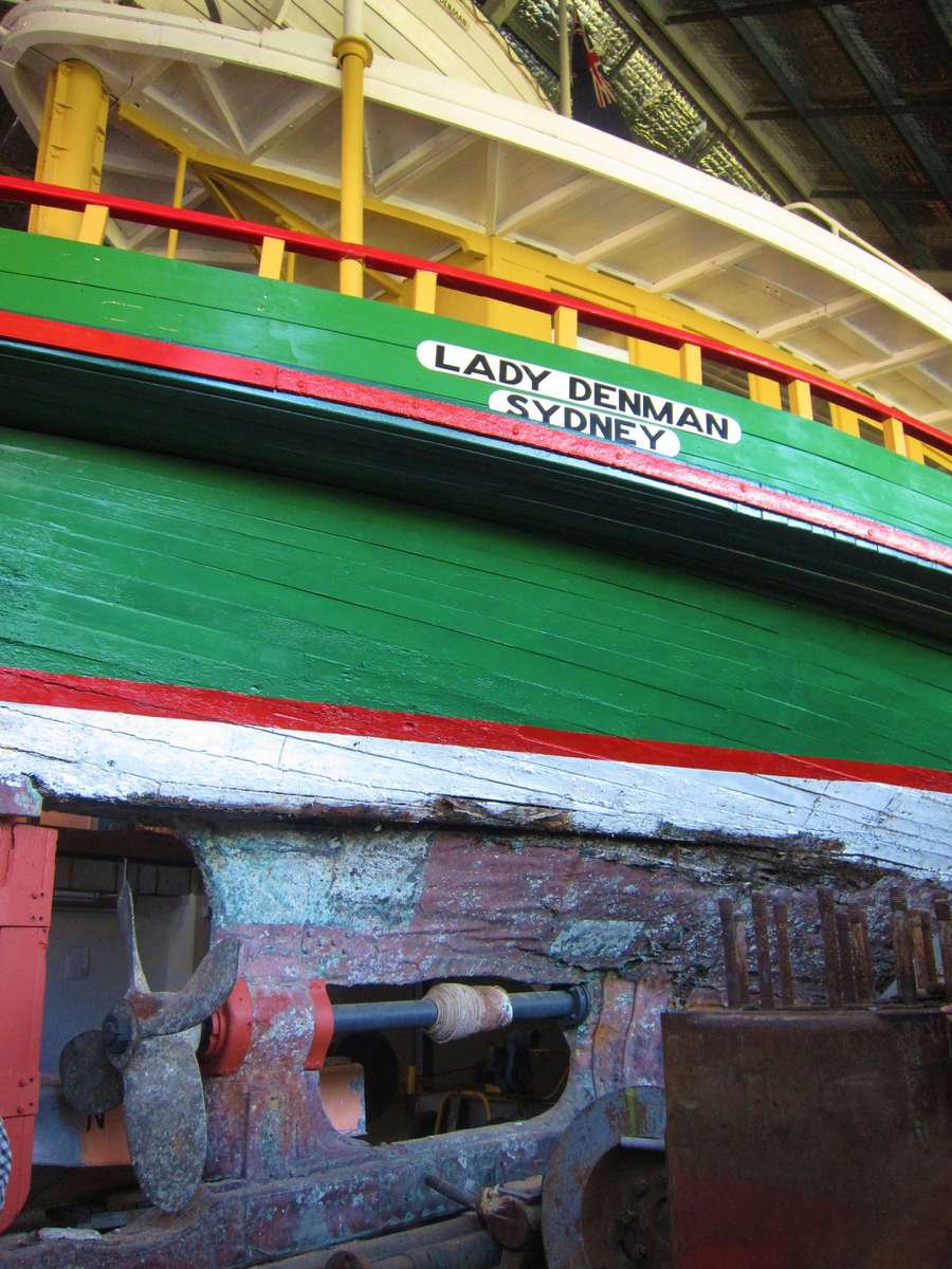 Lady Denman propeller view