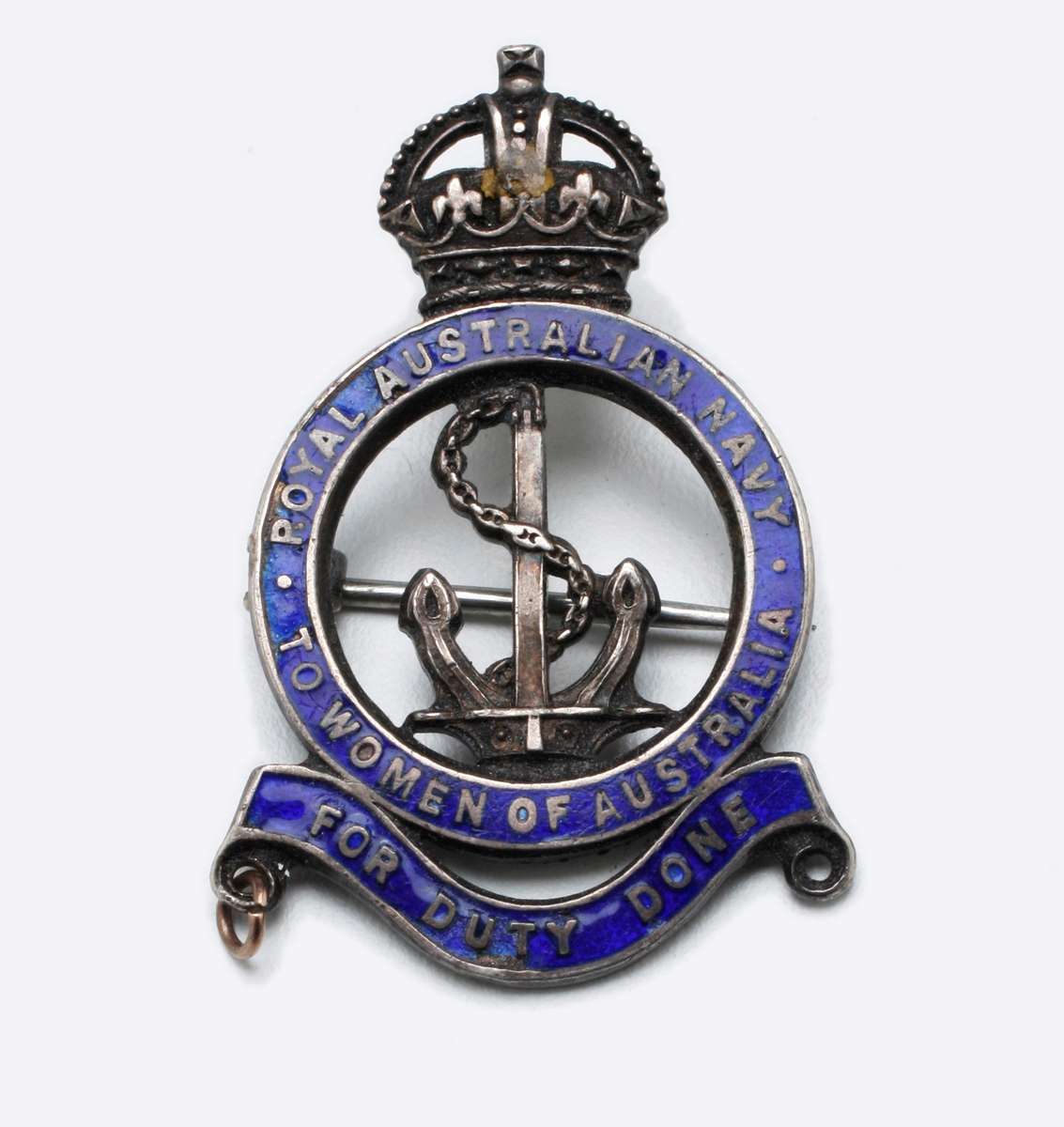 WW1 RAN female relatives badge WWI Royal Australian Navy female relative badge