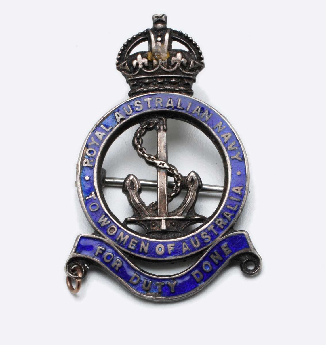 WWI Royal Australian Navy female relative badge